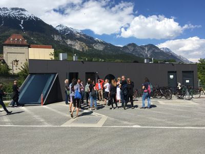 "Vom Regentropfen zur Kläranlage" - IKB-Fahrradtour © aut